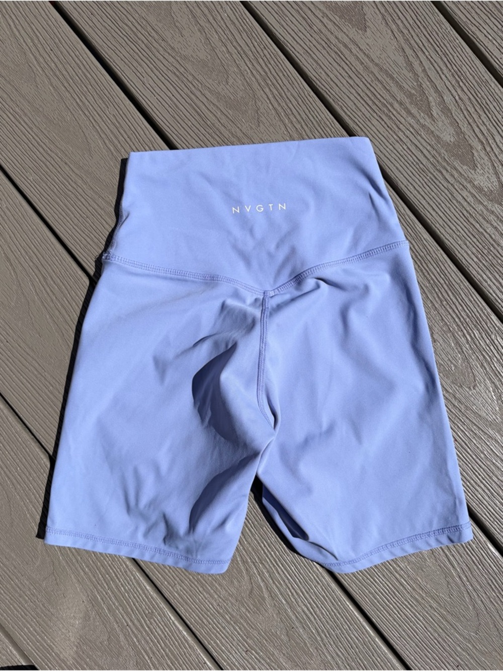 NVGTN High-Rise Lavender Bike Shorts, Small